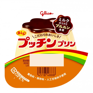 Bigプッチンプリン 160g 展開図
